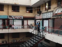 Christian refugees iving in an abandoned mall in Lebanon.
